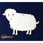 Pierwsza Komunia. Baranki-owieczki styropianowe 24-2 z imionami/czyste. (NA ZAMÓWIENIE). arqdecor