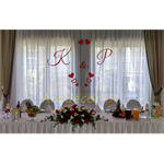 K & K, Inicjały na ścianę Pary Młodej (NA ZAMÓWIENIE) nr 202 dekoracje ślubne
