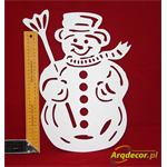 Bałwan 41 cm! dekoracje świąteczne pcv (NA ZAMÓWIENIE) 