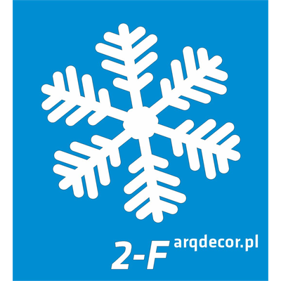 Śnieżynka gwiazdka styropianowa. Model 2-F. Ozdoby świąteczne (NA ZAMÓWIENIE).