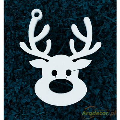 Styropianowy Renifer 24 CM - Dekoracje Bożonarodzeniowe (NA ZAMÓWIENIE) 08