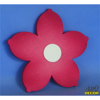 Lilia - Kwiaty, Dekoracje Do Przedszkola,Pokój Dziecięcy - Bordowy 05