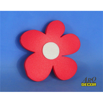 Kwiat 13 CM - Kwiaty, Dekoracje Do Przedszkola,Pokój Dziecięcy - Czerwony 03