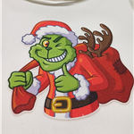 Torba świąteczna na zakupy. Grinch, trwały nadruk! ARQdecor