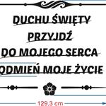 DUCHU ŚWIĘTY PRZYJDŹ DO MOJEGO SERCA ODMIEŃ MOJE ŻYCIE - cytat eucharystyczny xps NR 04