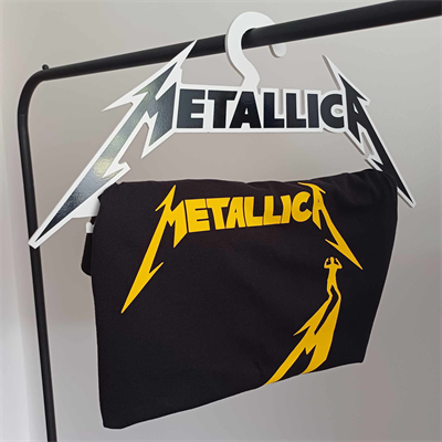 Metallica wieszak fana z napisem (NA ZAMÓWIENIE). ARQdecor 