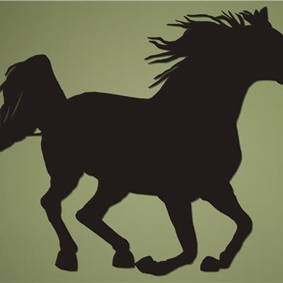 Koń w galopie Nr 11 (NA ZAMÓWIENIE) dekoracje ścienne 3d