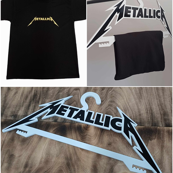 Metallica zestaw fana! Koszulka + wieszak (NA ZAMÓWIENIE). arqdecor